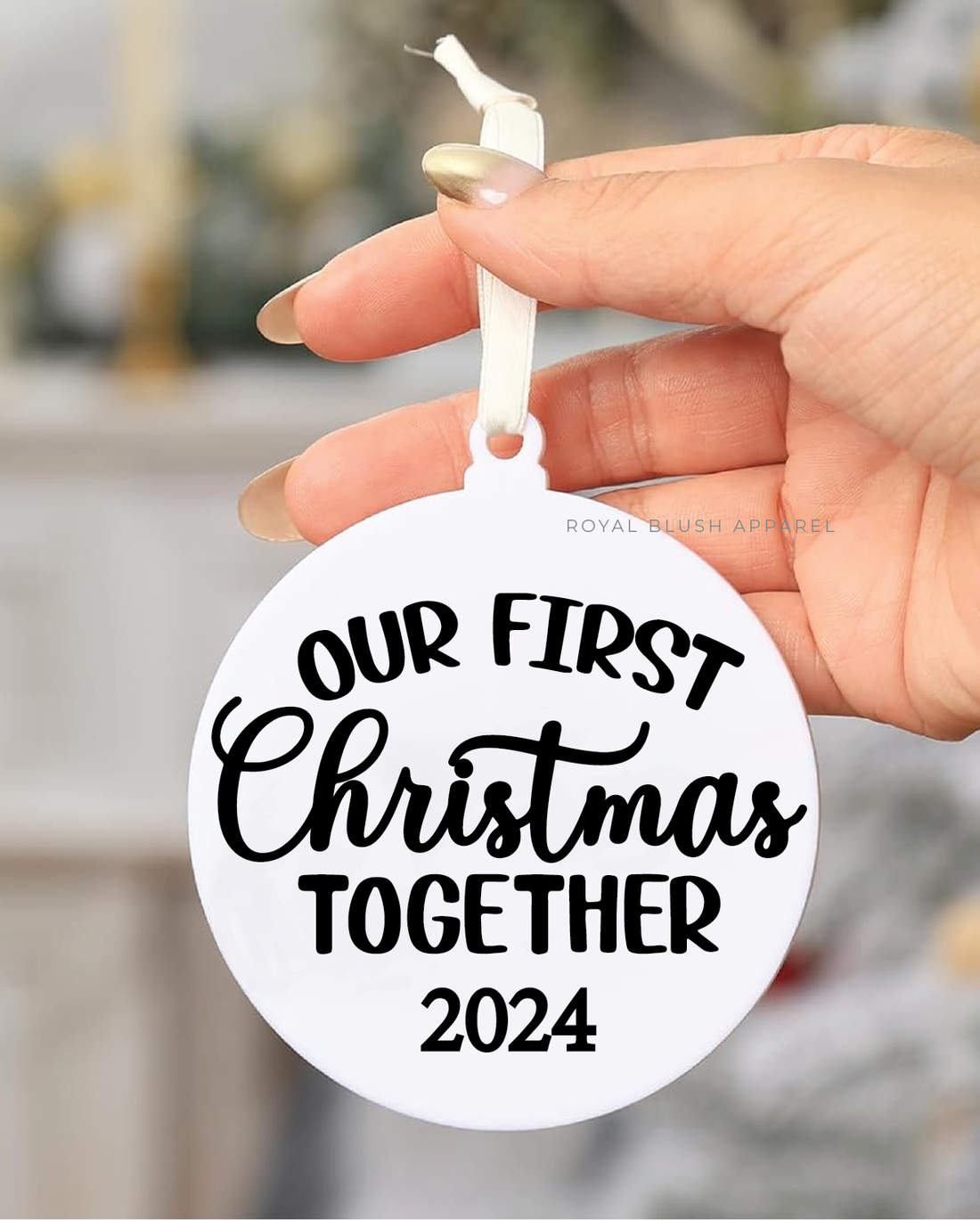 Our First Christmas Together 2024 Acrylic Ornament