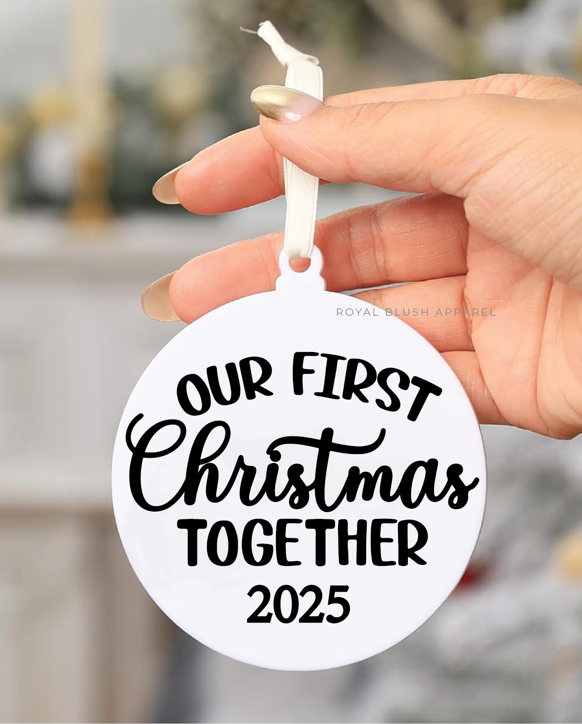 Our First Christmas Together 2025 Acrylic Ornament