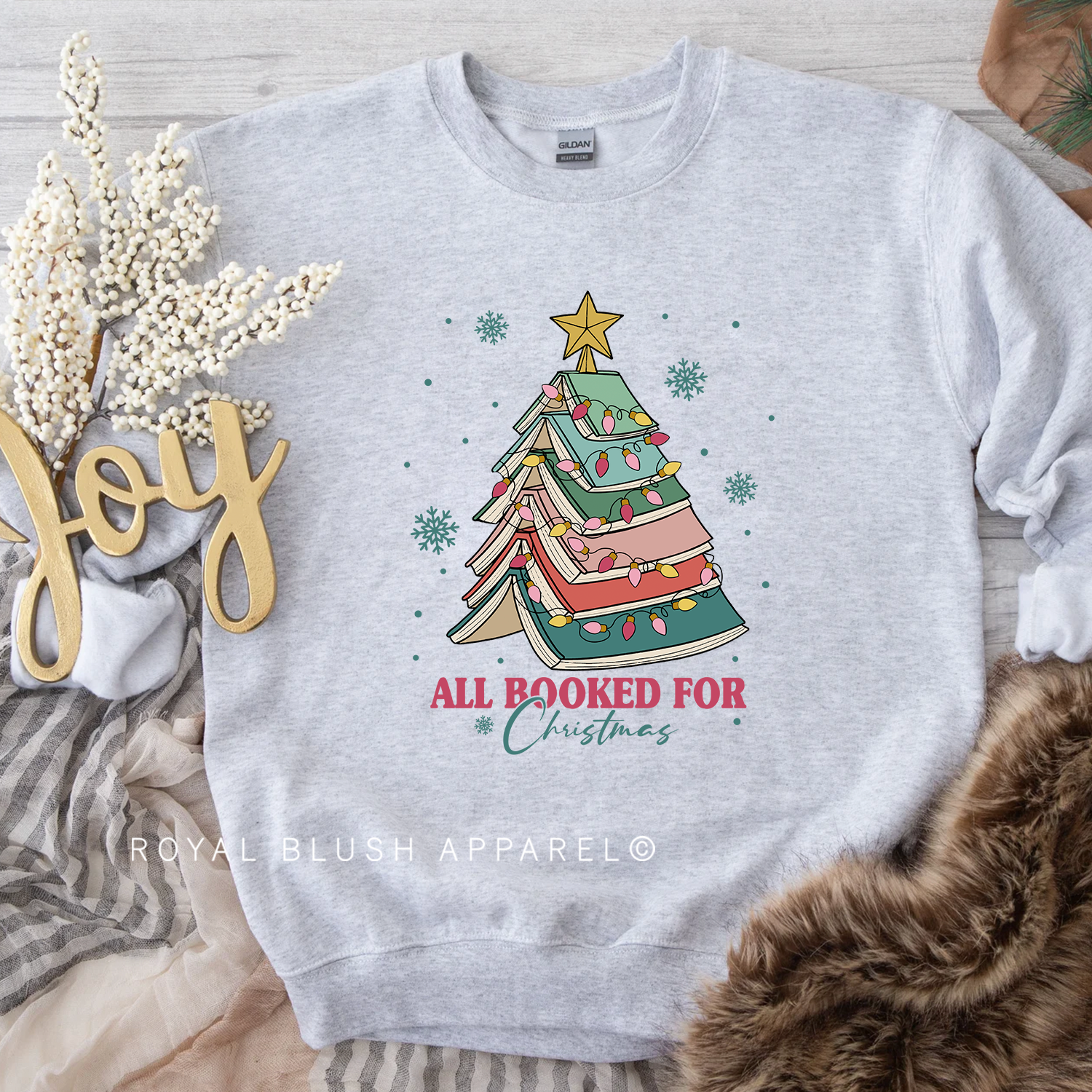 All Booked For Christmas Sweatshirt