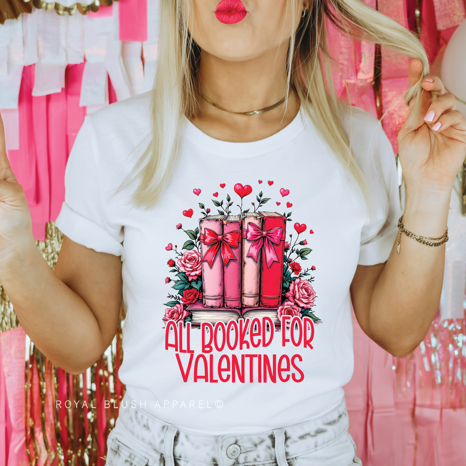 All Booked For Valentines Relaxed Unisex T-shirt