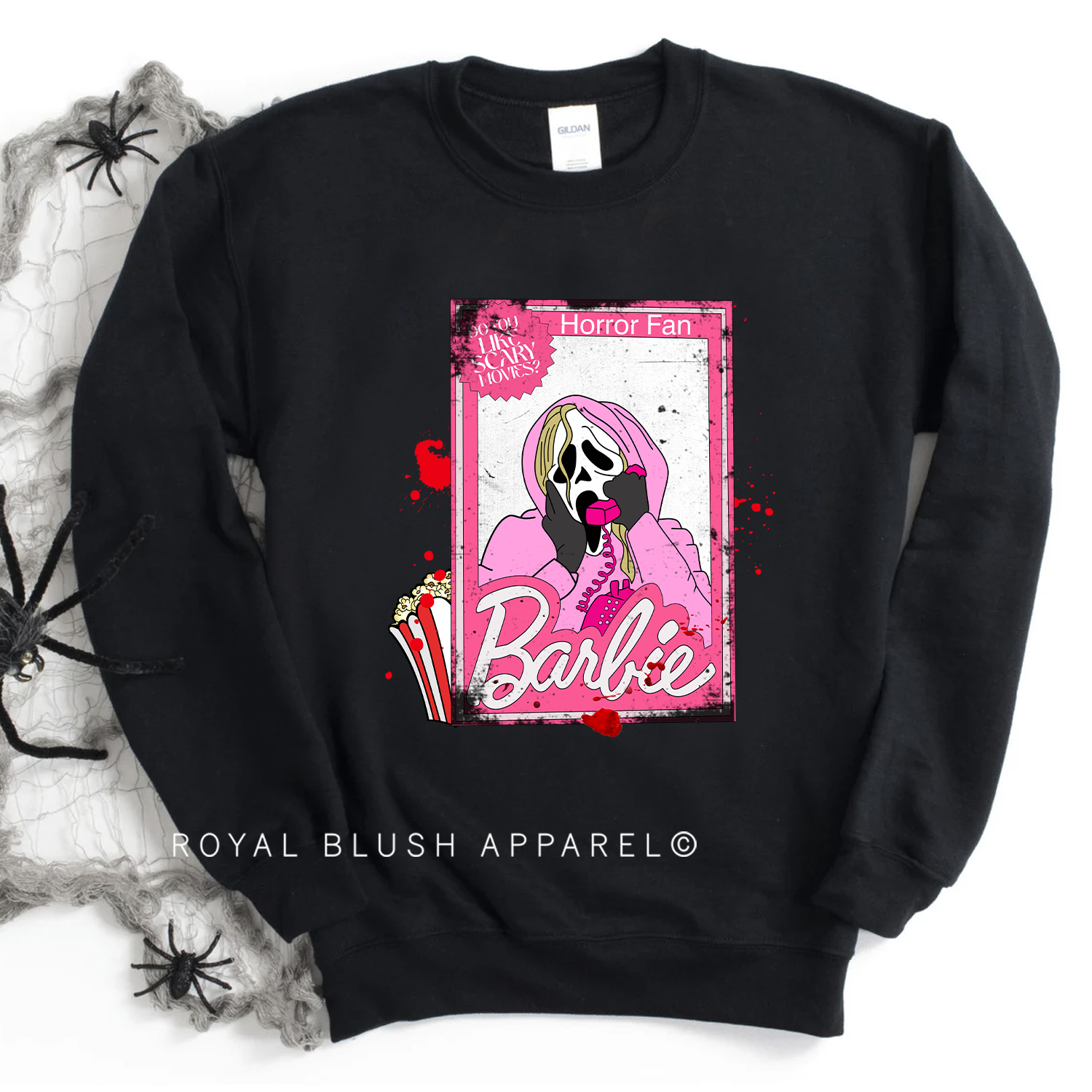 Barbie Scream Visage Sweat-shirt