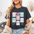 Beach Stamps graphic T-shirt