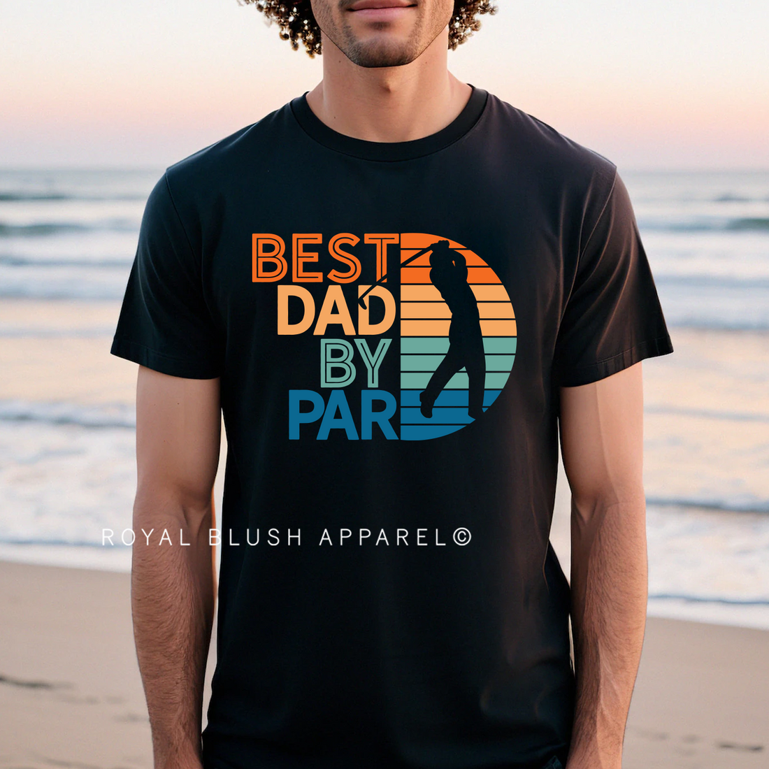 Best Dad By Par Relaxed Unisex T-shirt