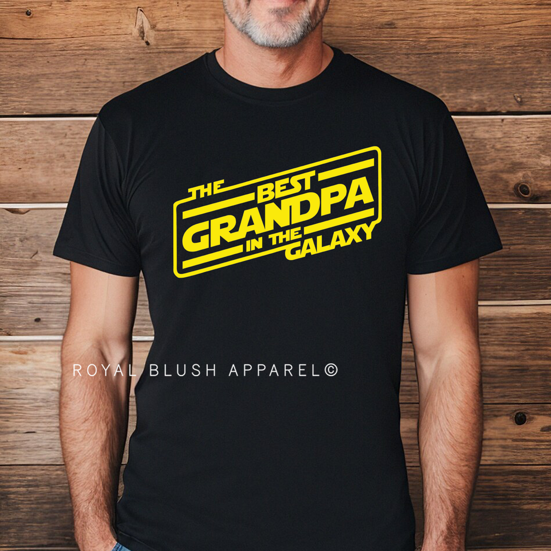 Meilleur grand-père dans la galaxie T-shirt unisexe décontracté