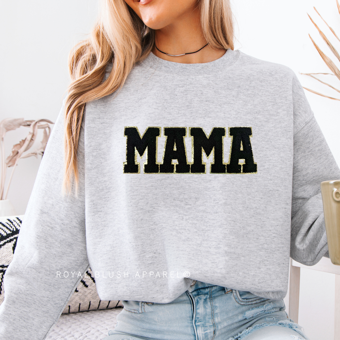 Black Mama Patch Sweatshirt