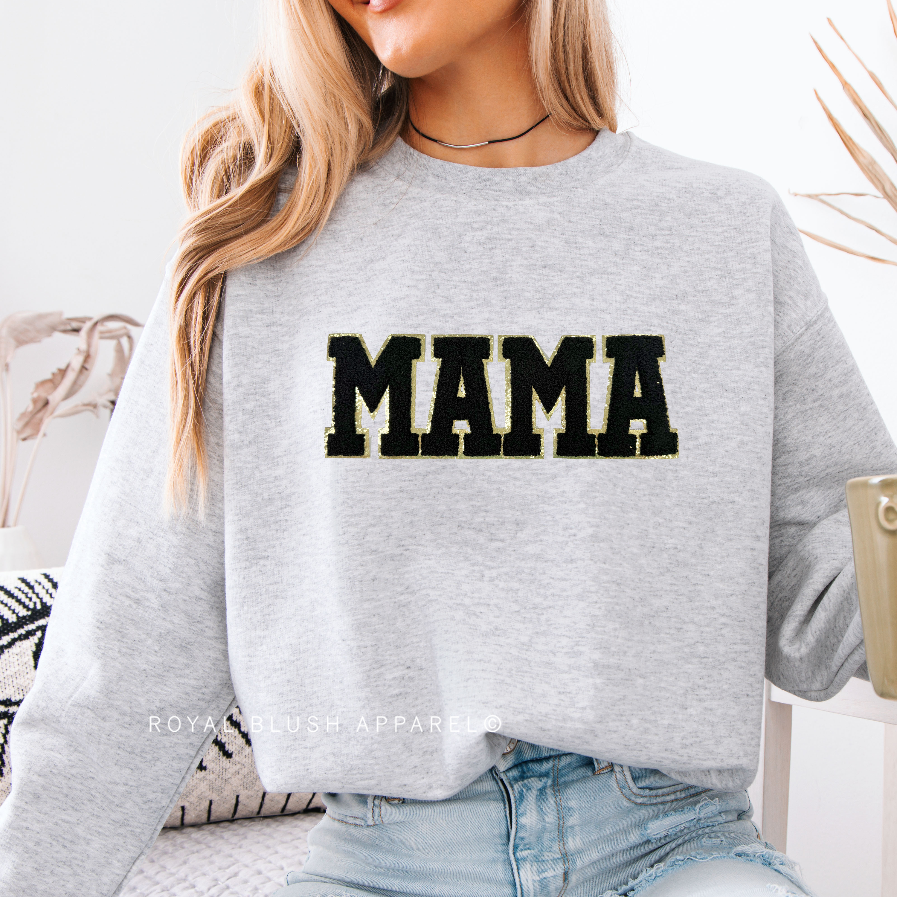 Black Mama Patch Sweatshirt