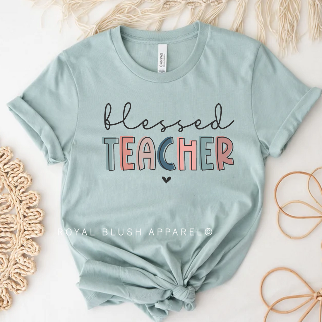 Blessed Teacher Relaxed Unisex T-shirt
