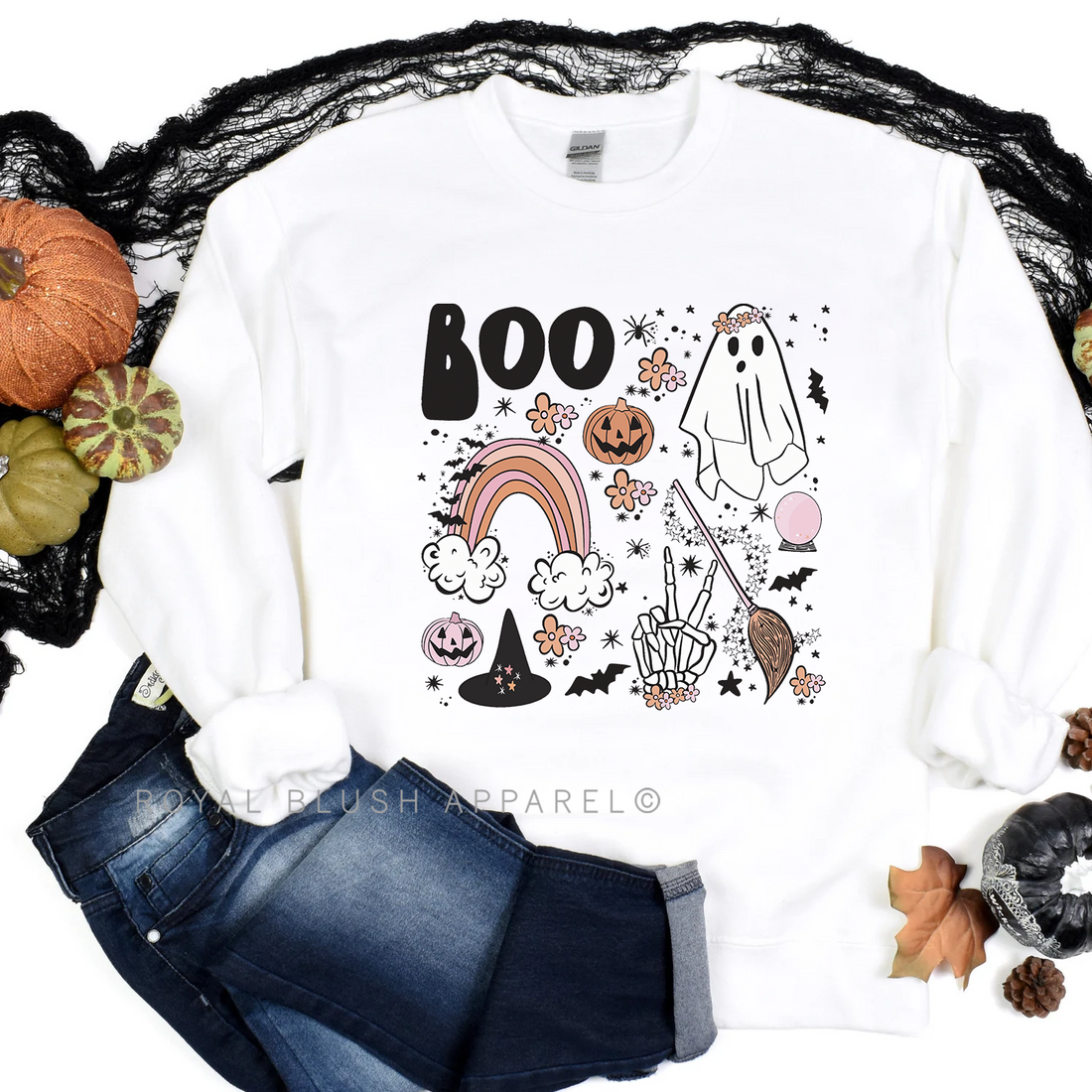 Boo Square Sweat-shirt