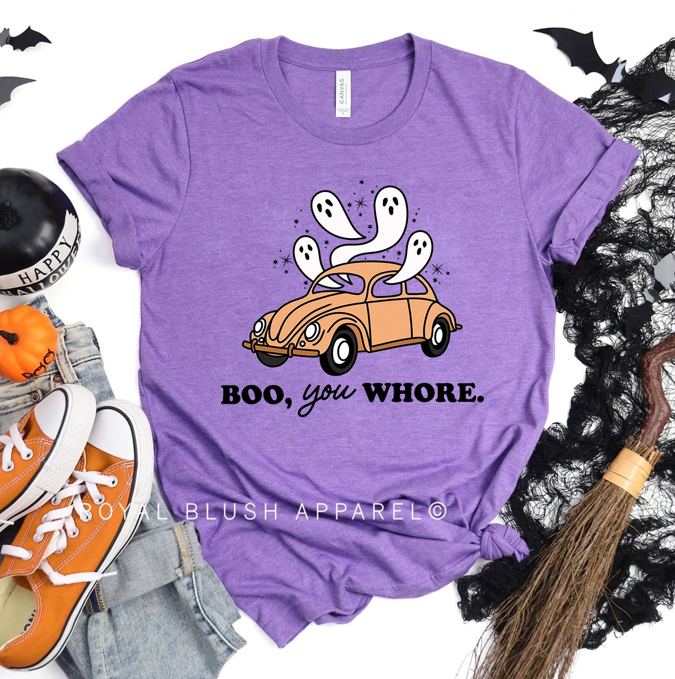 Boo, You Whore Relaxed Unisex T-shirt