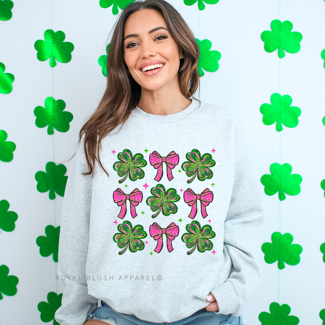 Bows &amp; Shamrocks Sweatshirt