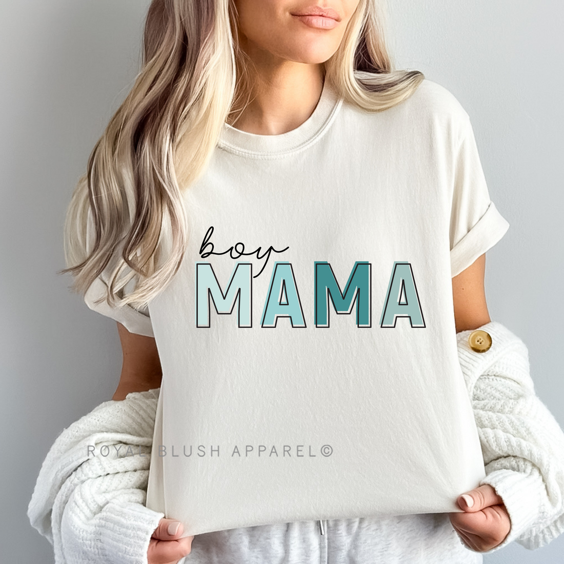T-shirt unisexe Blue Boy Mama