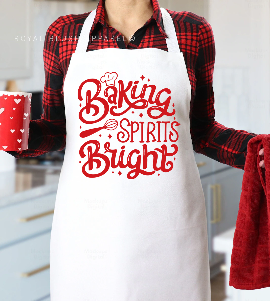 Baking Spirits Bright Apron