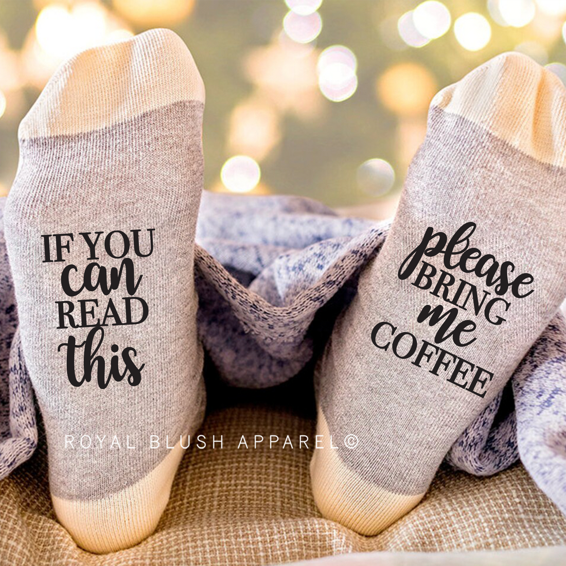 Please Bring Me Coffee Socks