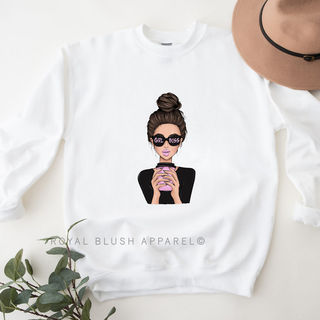 Brunnette Girl Boss Sweat-shirt