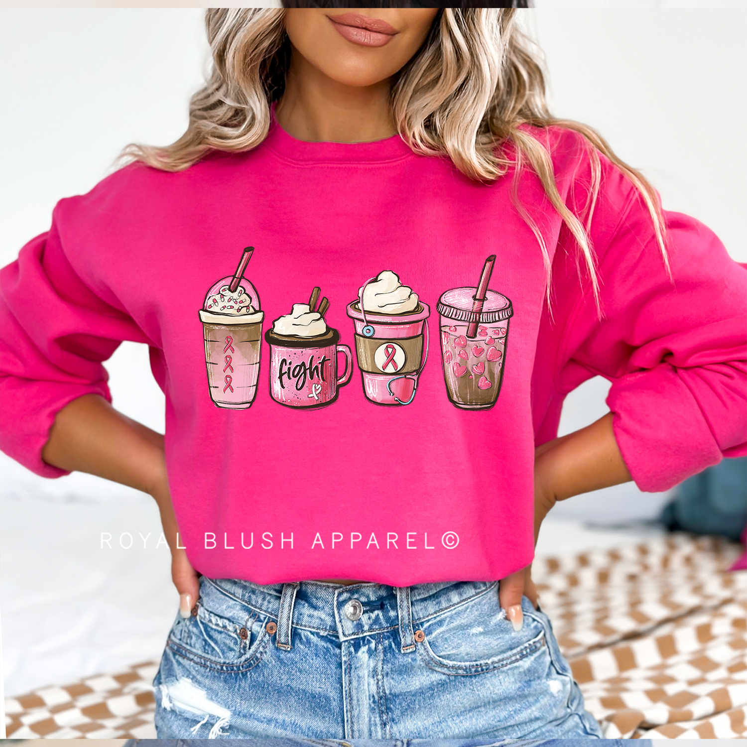 Cancer Fight Coffee Sweatshirt
