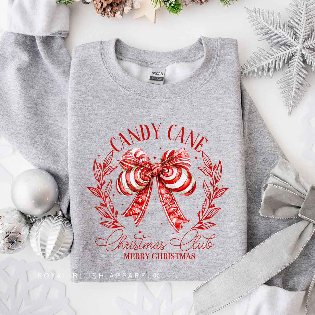 Candy Cane Christmas Club Sweatshirt