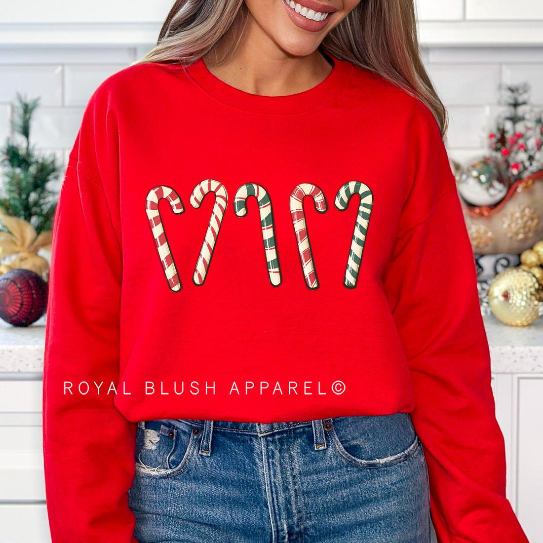 Candy Canes Sweatshirt