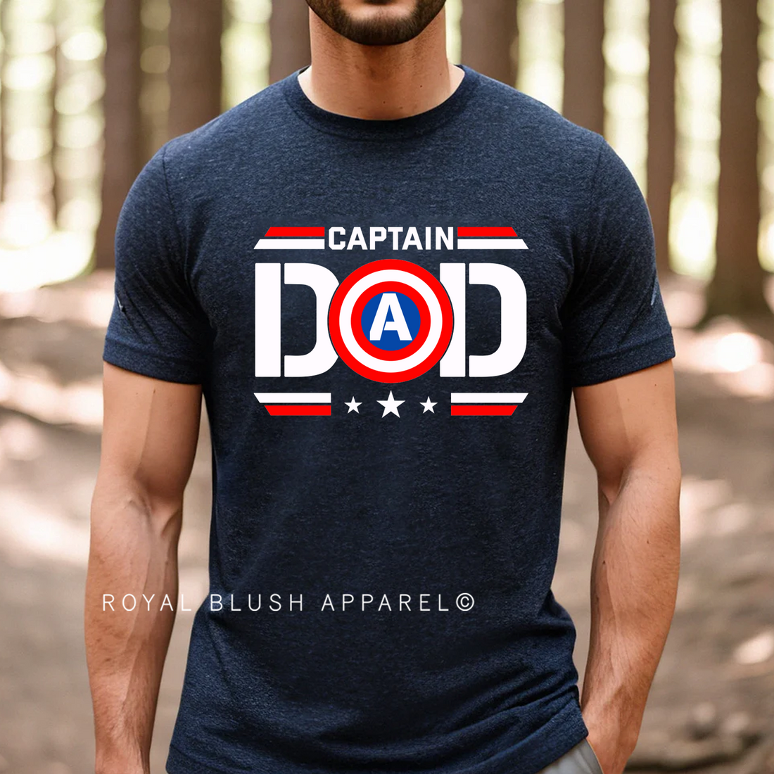 Captain Dad Relaxed Unisex T-shirt