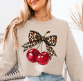 Cherries graphic sweatshirt