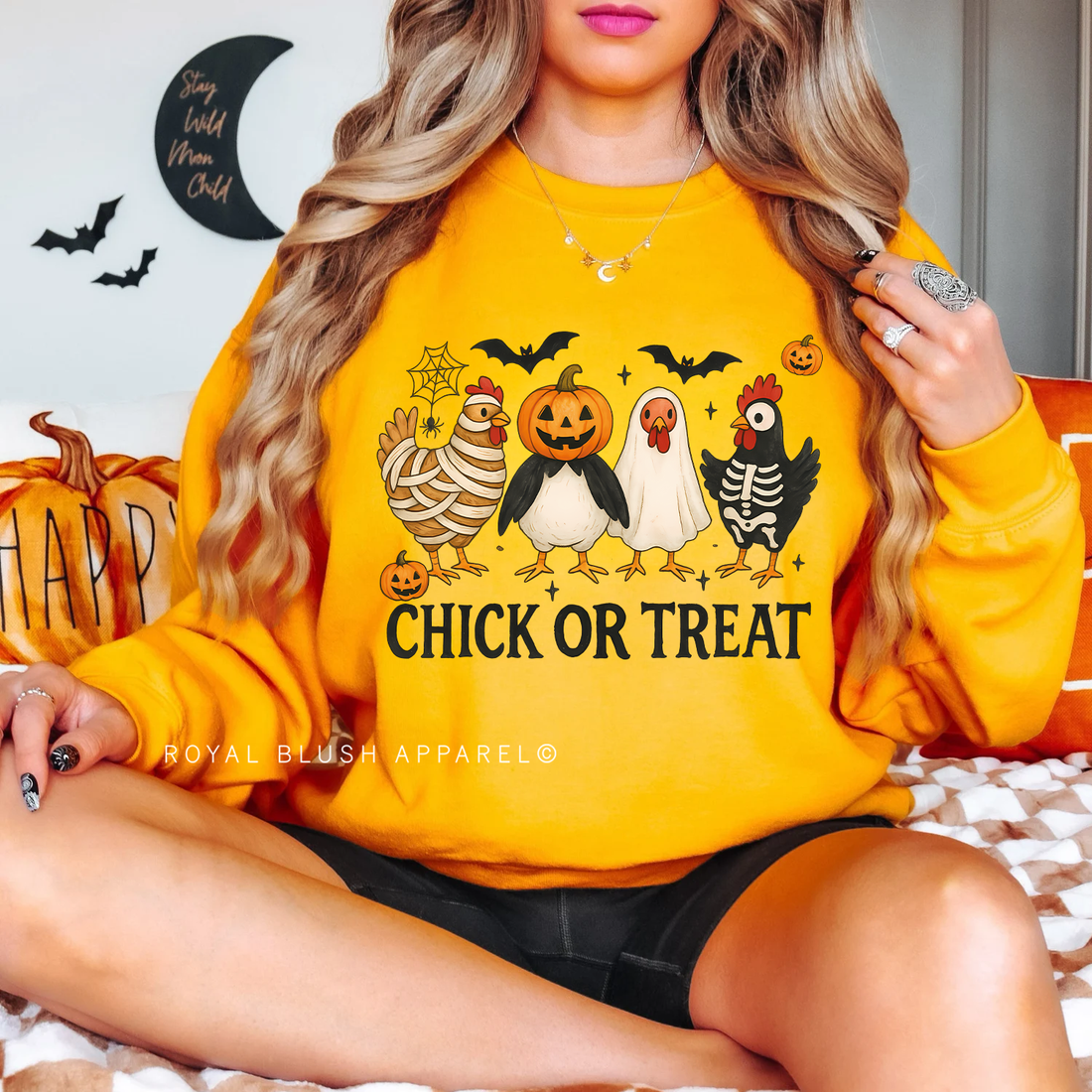Chick Or Treat Sweatshirt