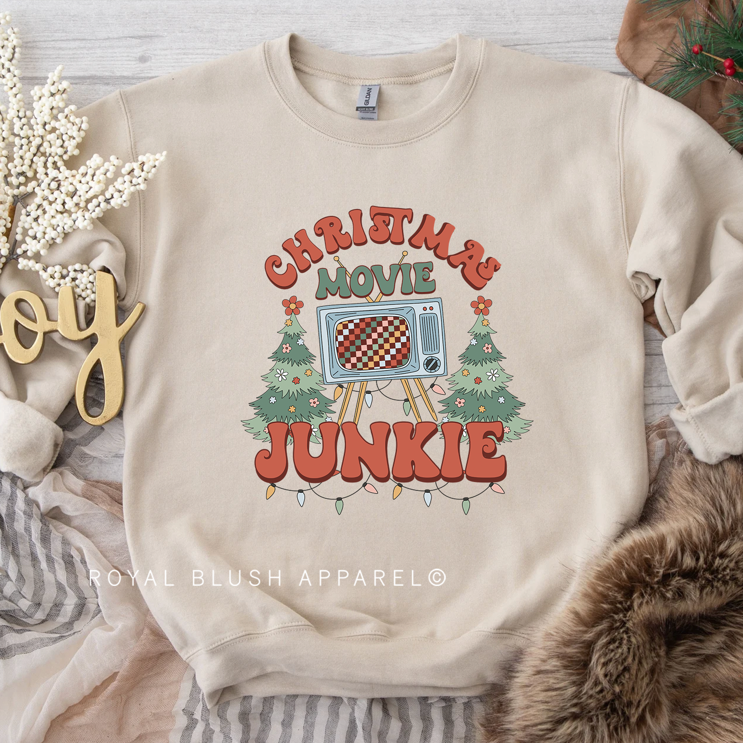 Christmas Movie Junkie Sweatshirt