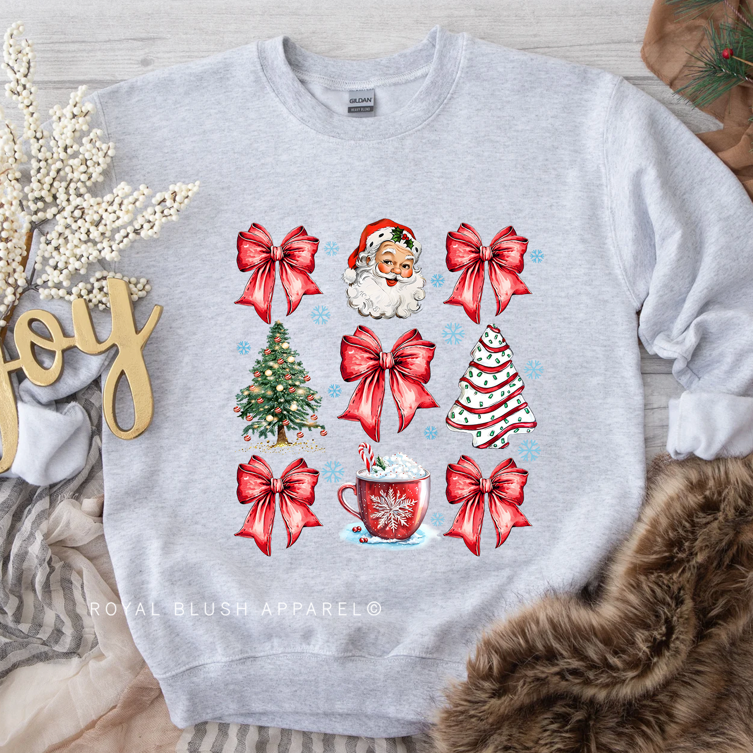 Christmas Bows Sweatshirt