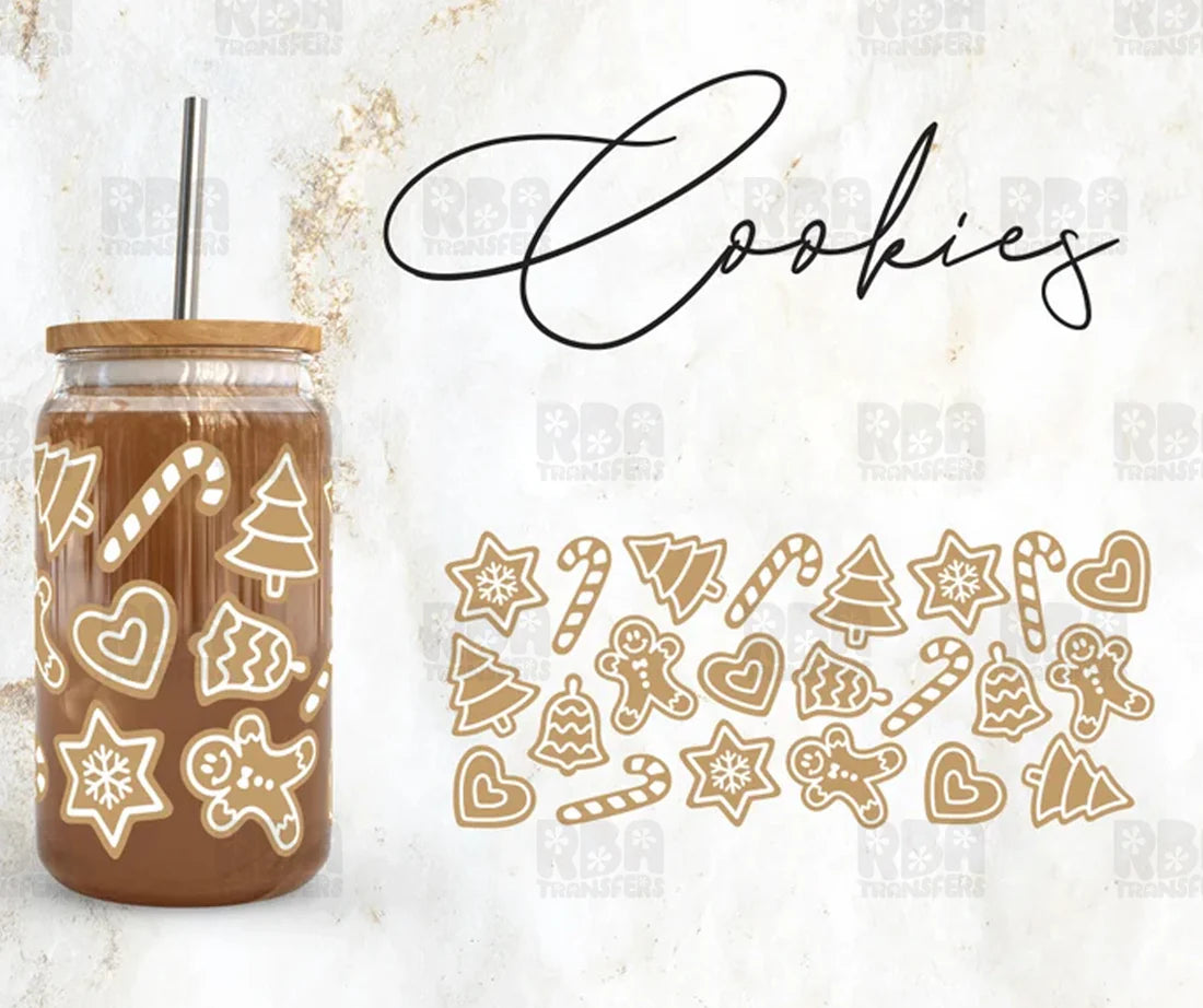 Cookies Iced Coffee Glass