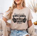 Curse Words graphic T-shirt