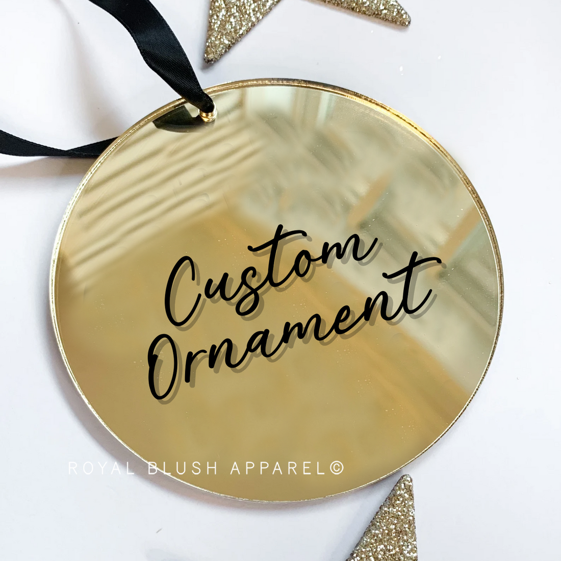 Custom Mirror Acrylic Ornament