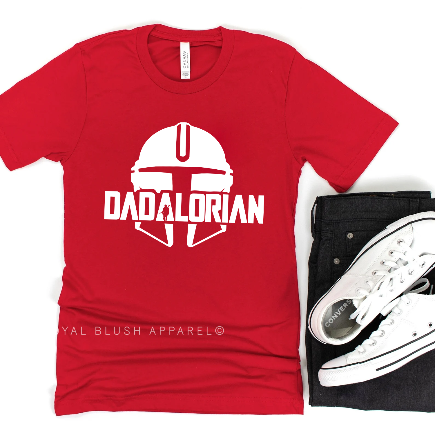 Dadalorian - 3XL RED SOFTSTYLE T-SHIRT