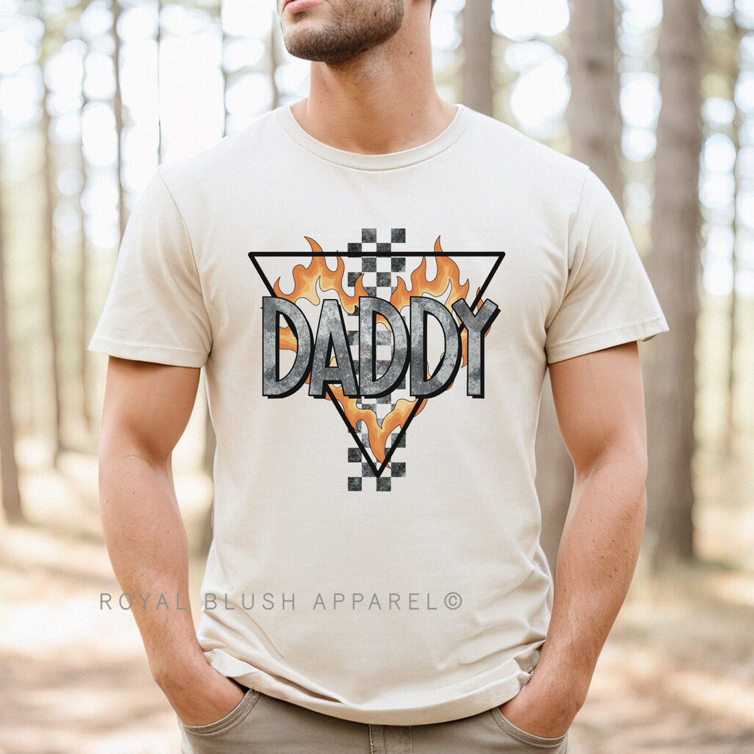 Daddy Fire T-shirt unisexe décontracté