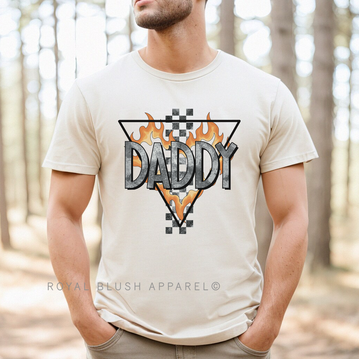 Daddy Fire Relaxed Unisex T-shirt