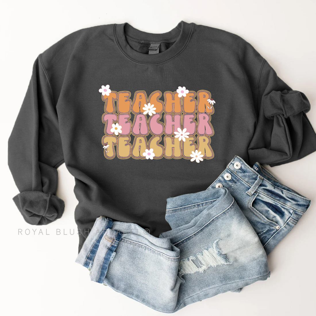 Daisy Teacher X3 Sweatshirt