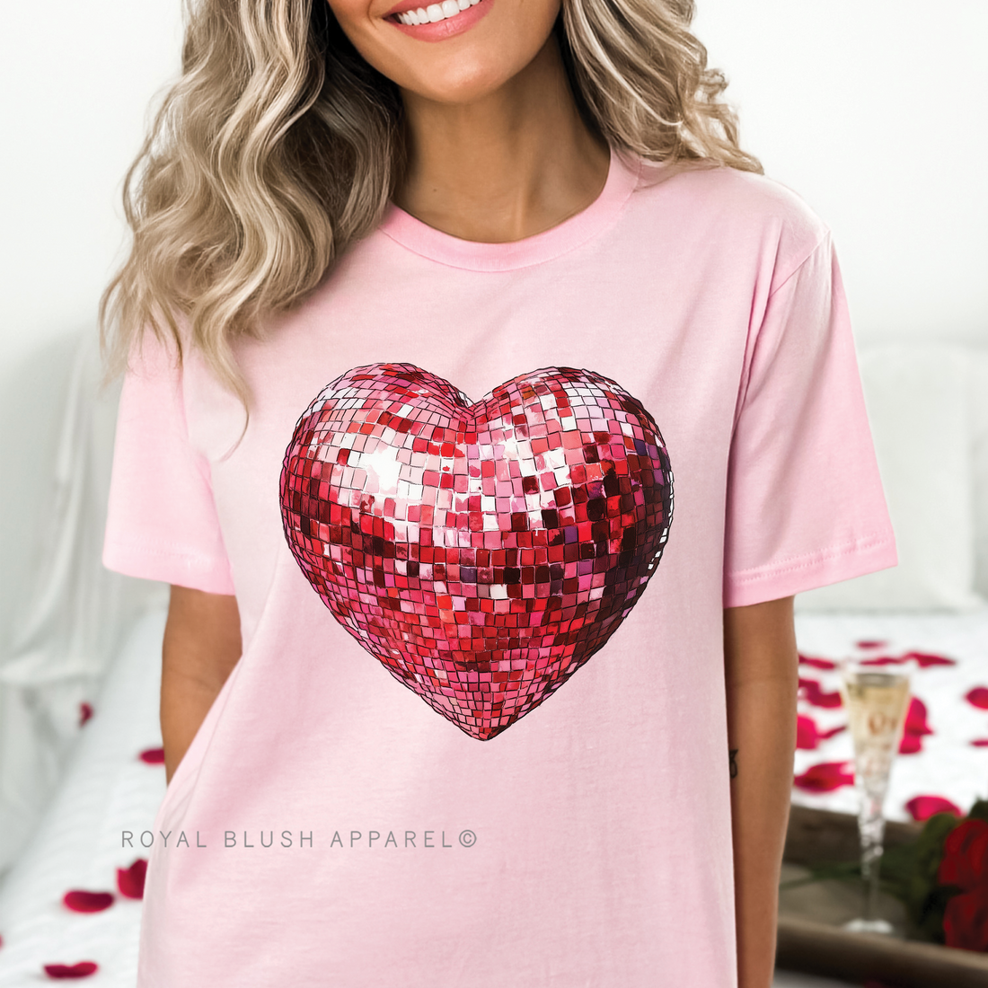 Disco Heart Relaxed Unisex T-shirt