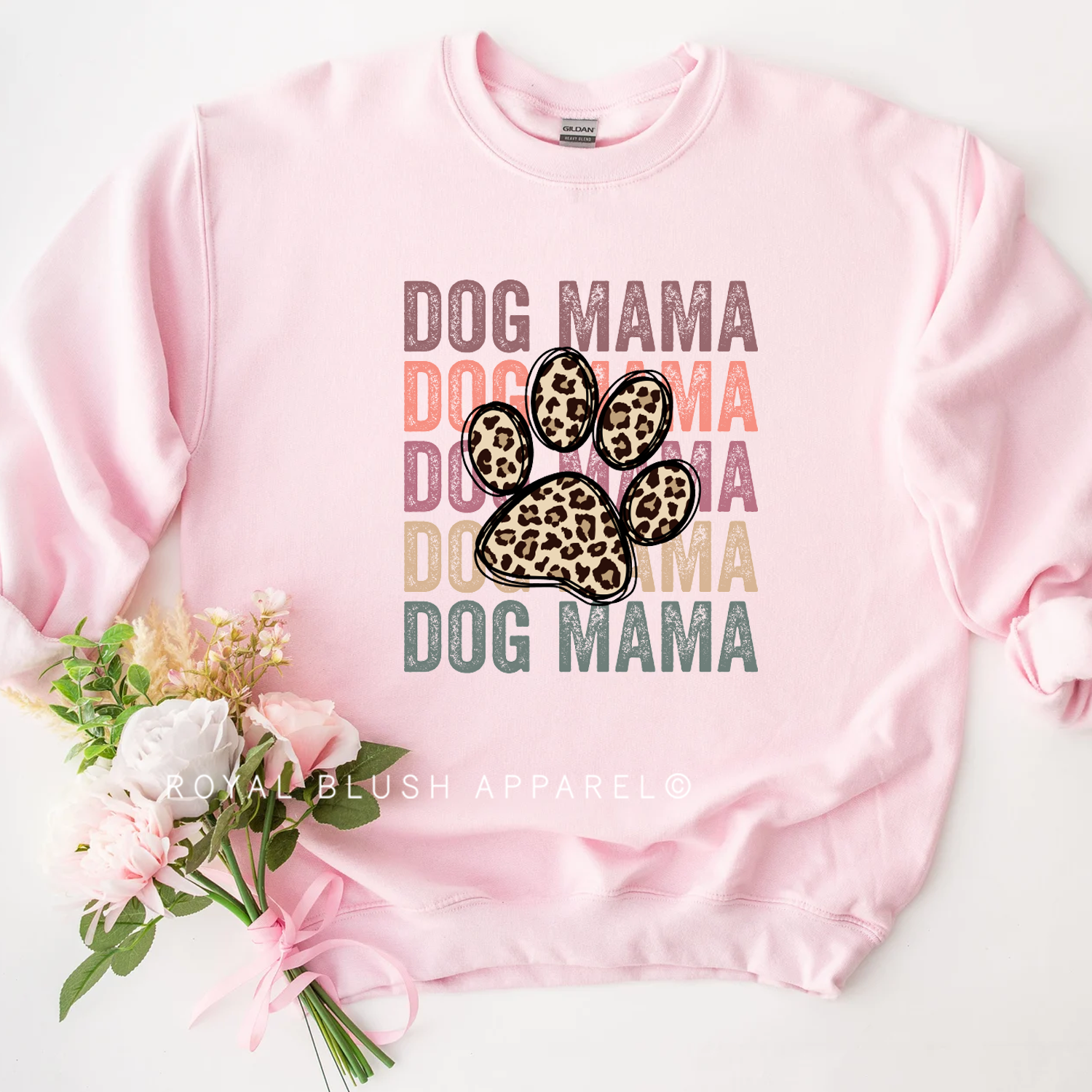 Leopard Dog Mama Sweatshirt