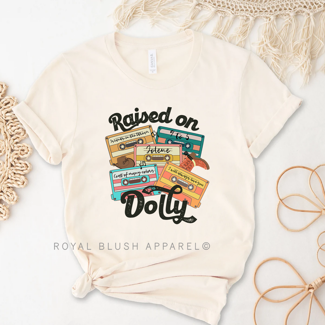 T-shirt unisexe Raised On Dolly