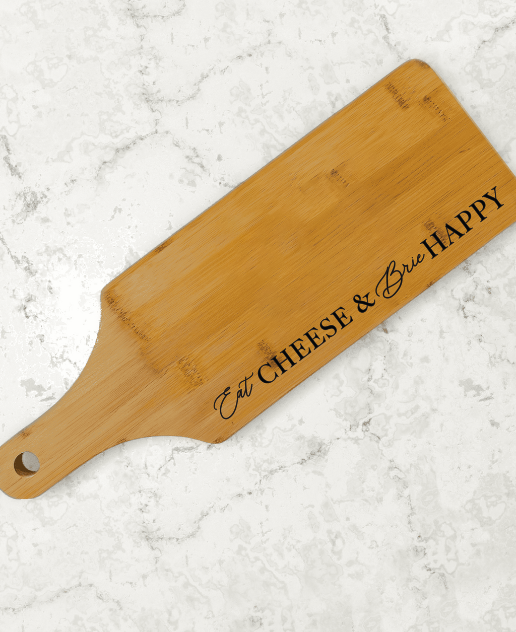 Eat Cheese & Brie Happy cutting board