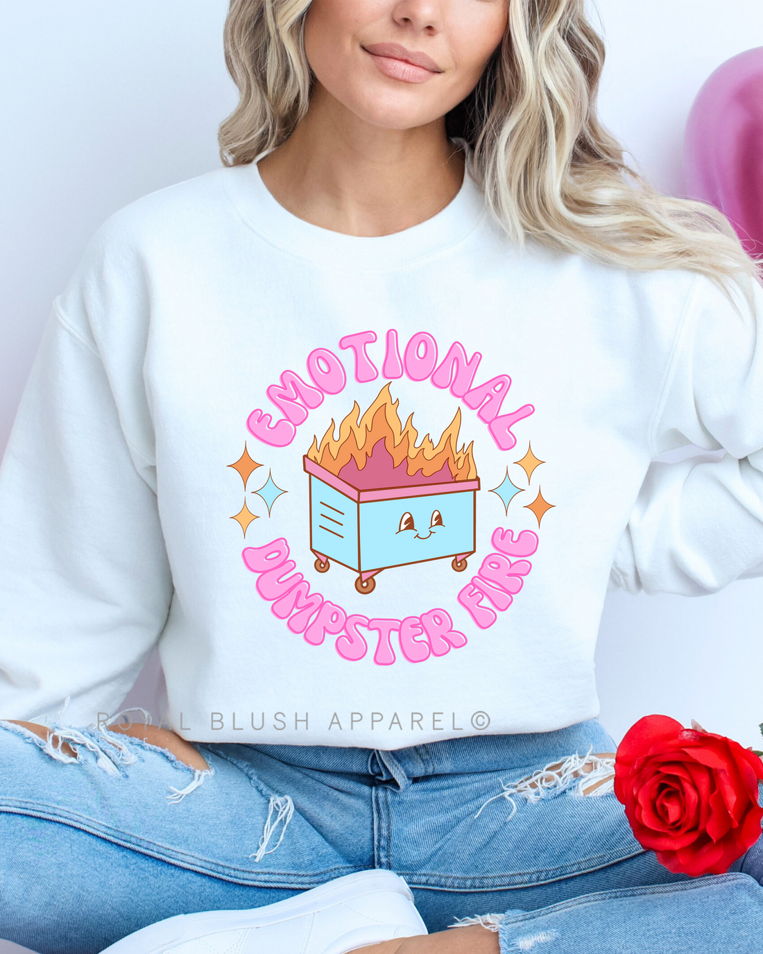 Emotional Dumpster Fire Sweatshirt