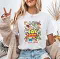 EST 1995 graphic T-shirt