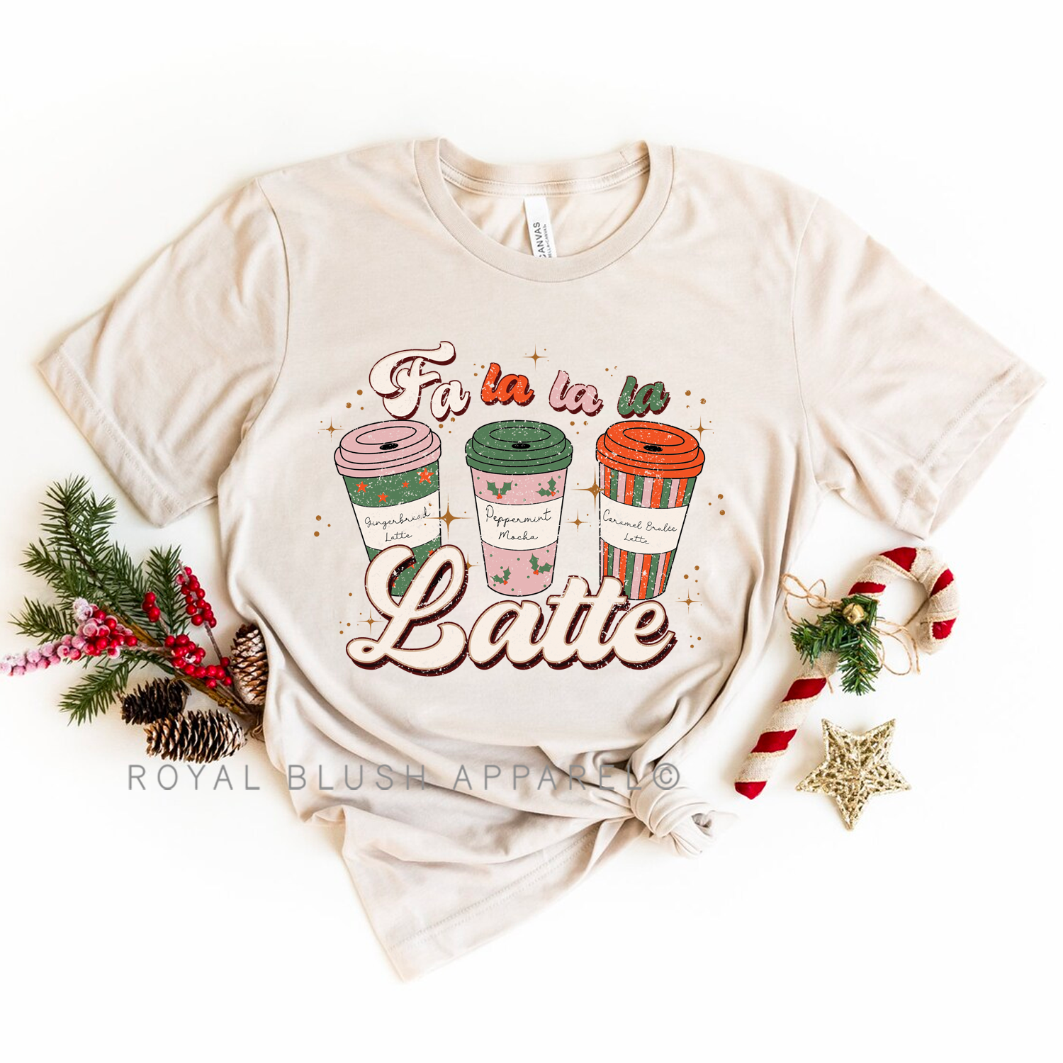 Fa La La La Latte Relaxed Unisex T-shirt