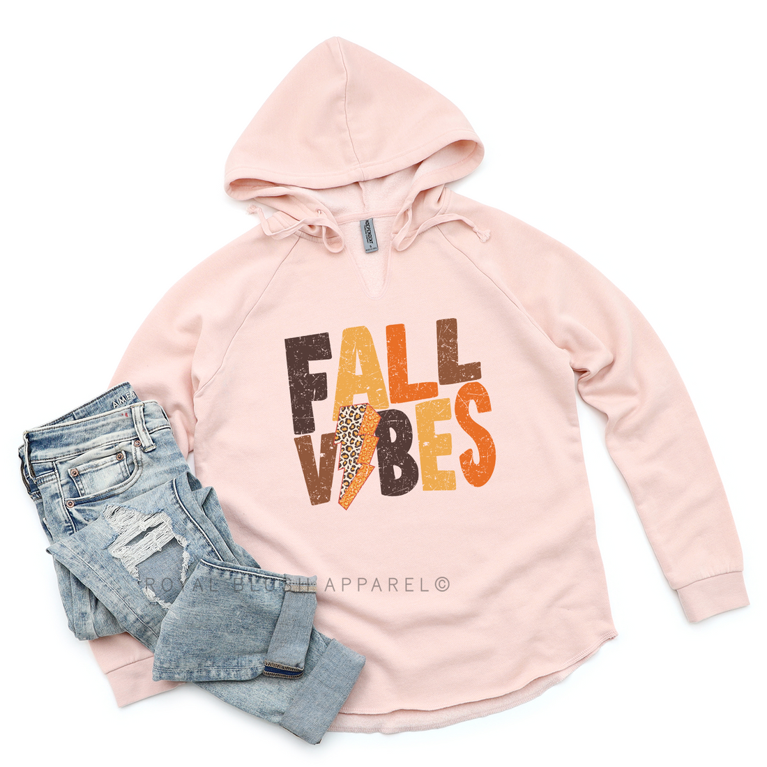 Fall Vibes Leopard Independent Hoodie