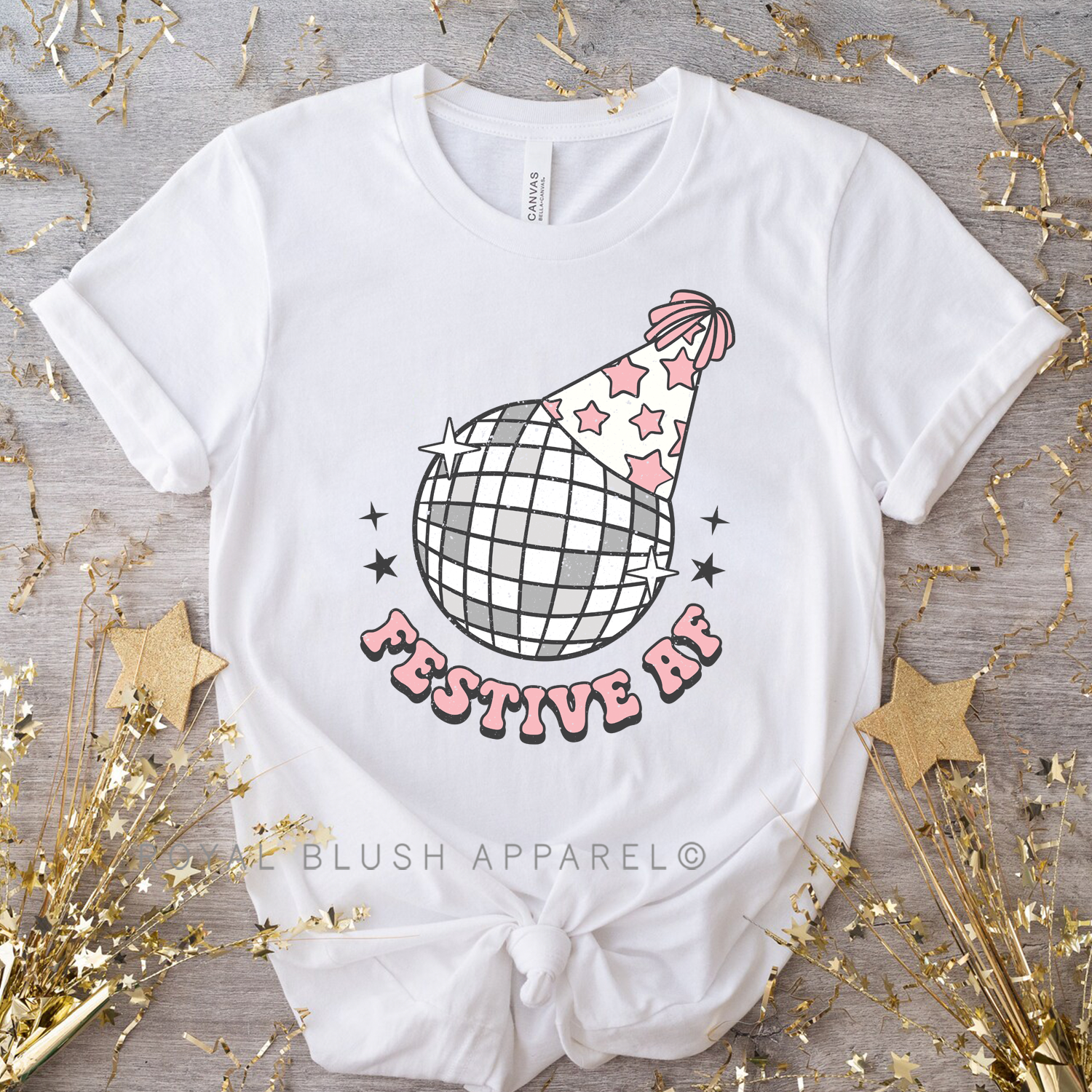 NYE Festive AF Relaxed Unisex T-shirt