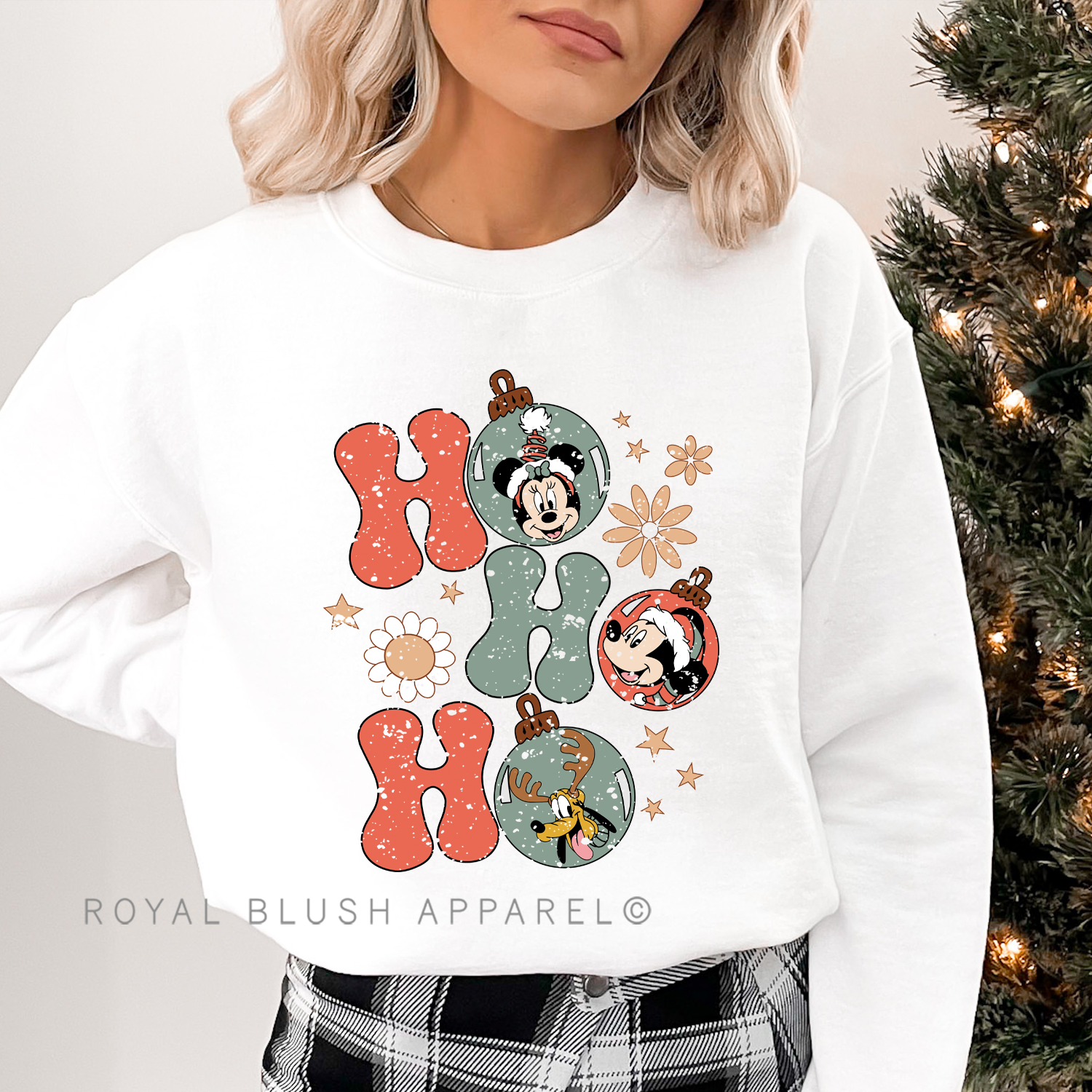 Flower Ho Ho Ho Sweatshirt