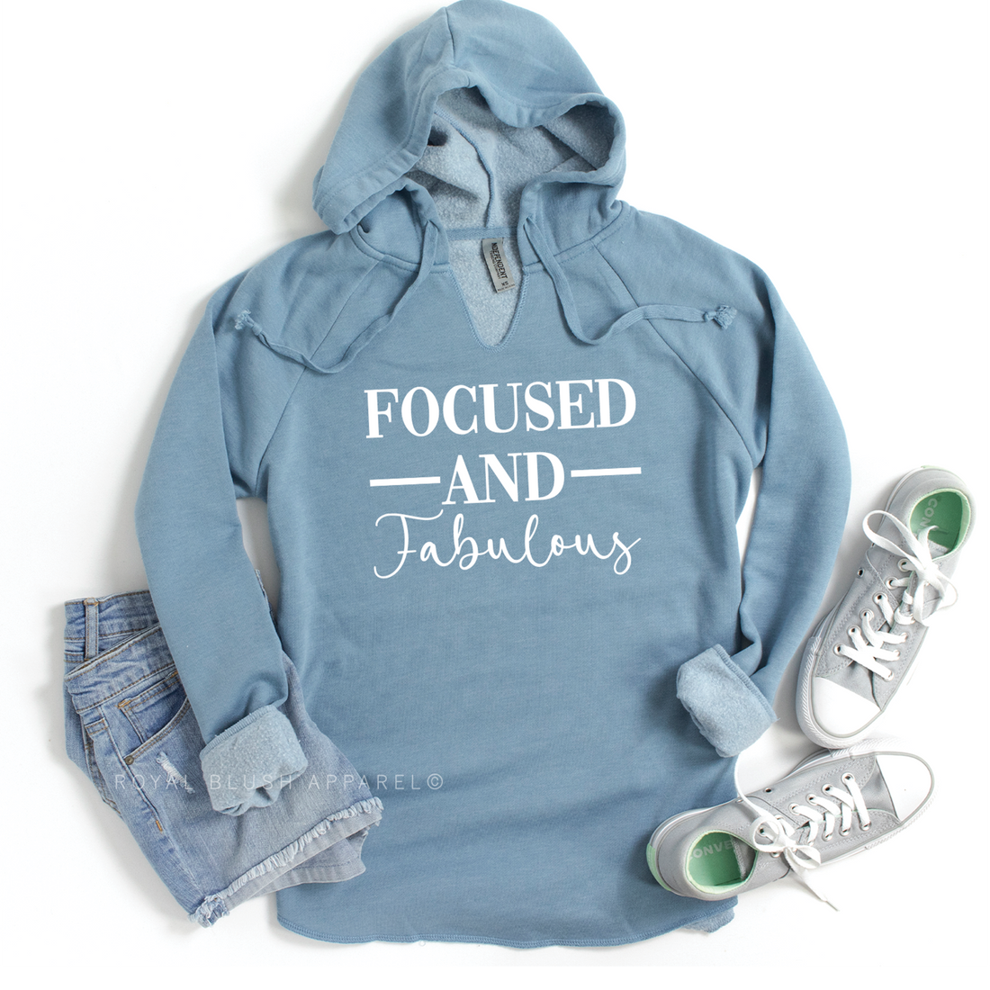 Focused And Fabulous Ladies Independent Hoodie