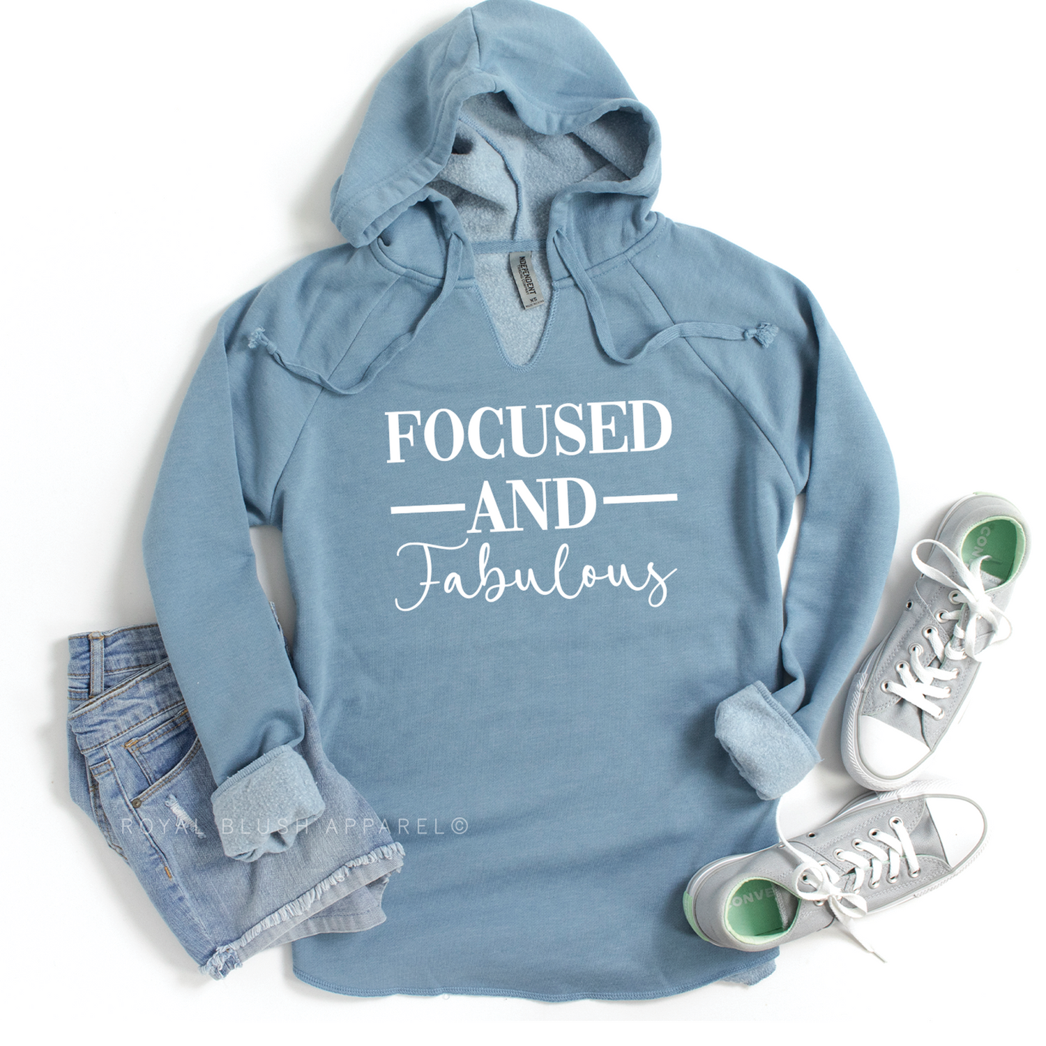 Focused And Fabulous Ladies Independent Hoodie