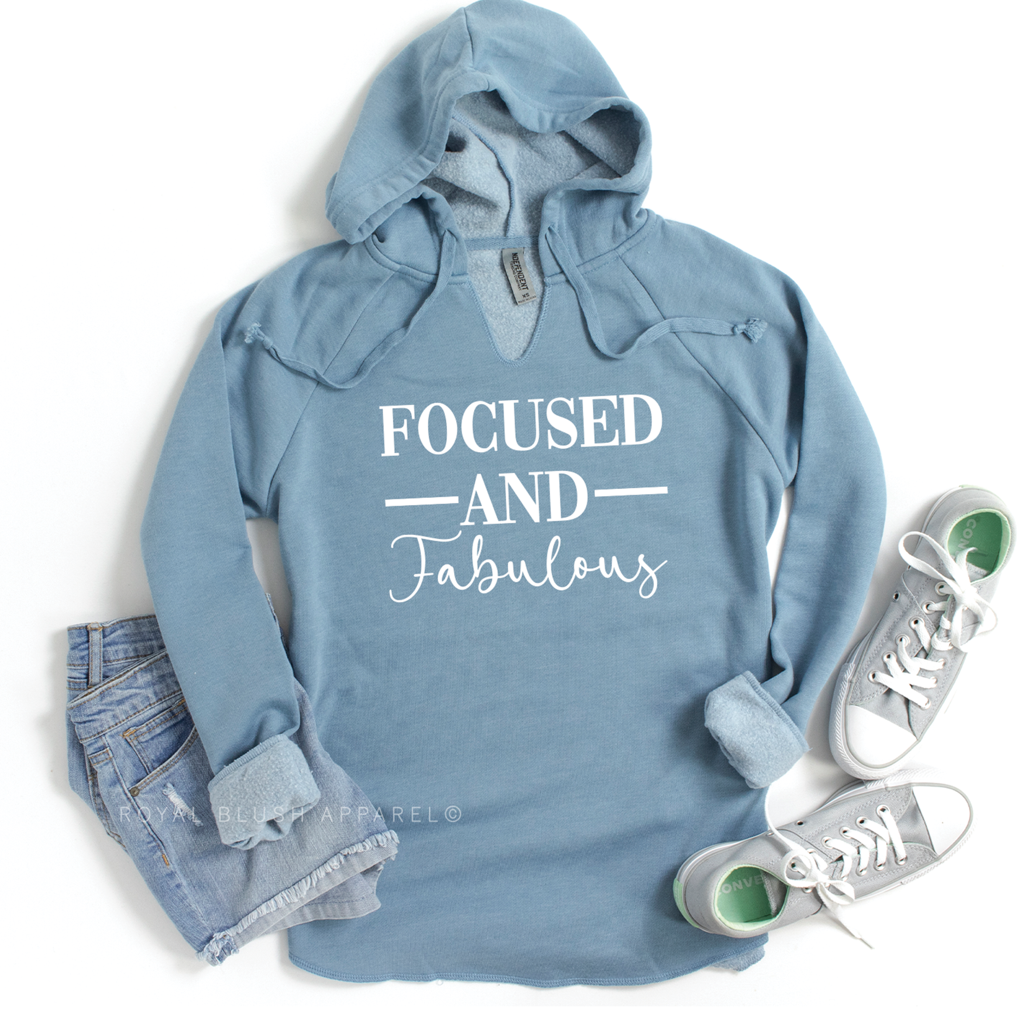 Focused And Fabulous Ladies Independent Hoodie