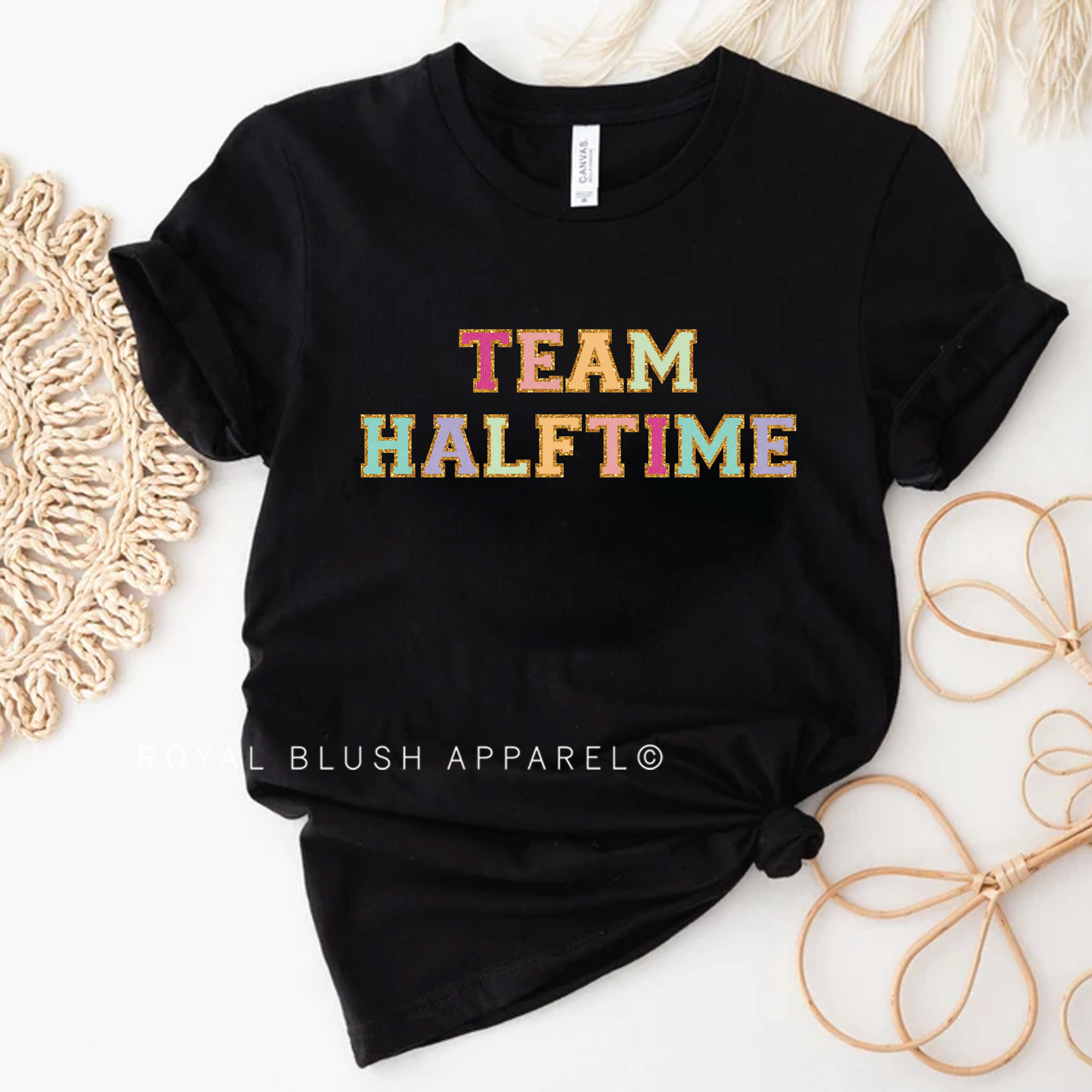 Team Halftime Faux Chenille Relaxed Unisex T-shirt