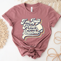 I'm Just Here For The Snacks Retro graphic T-shirt