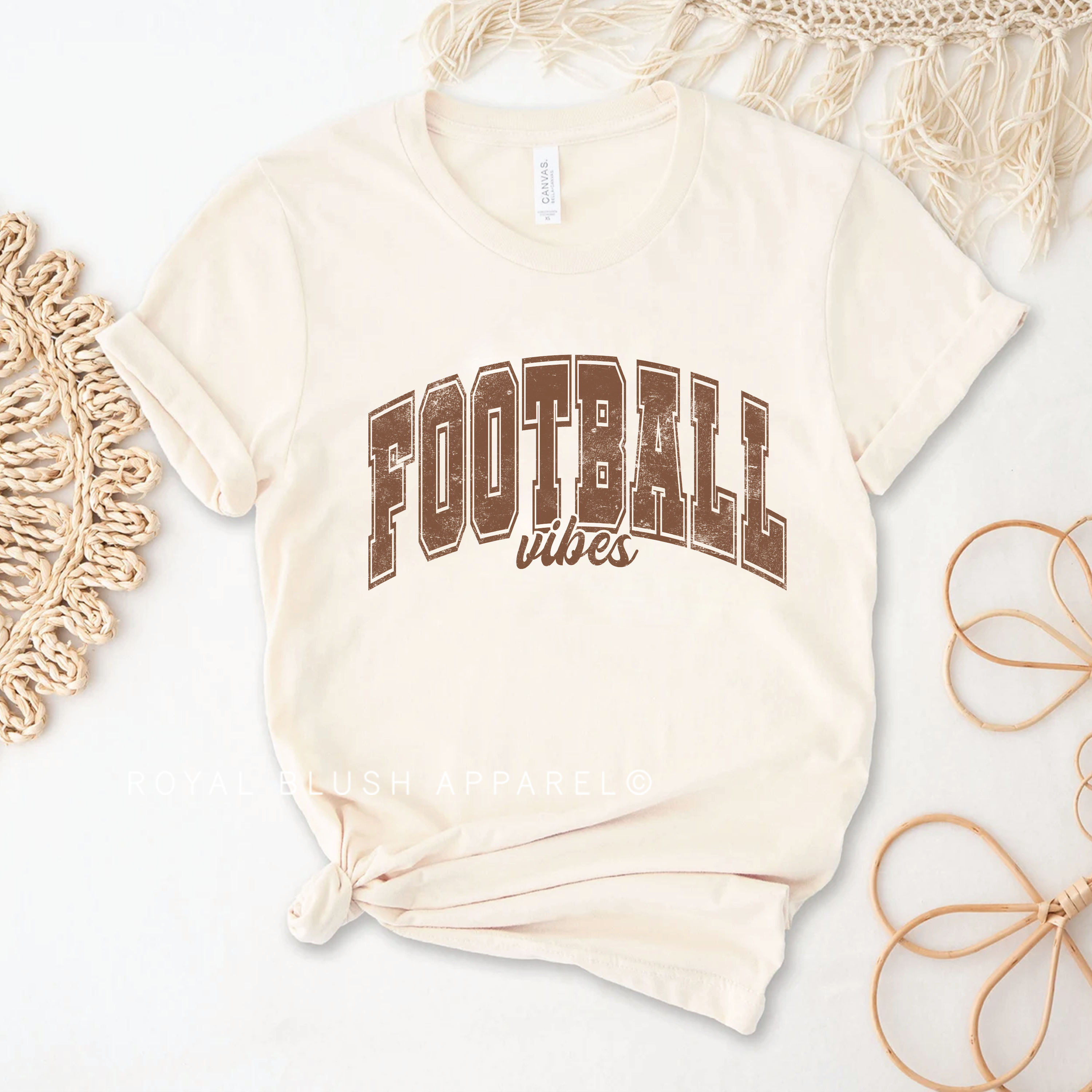 Football Vibes Relaxed Unisex T-shirt