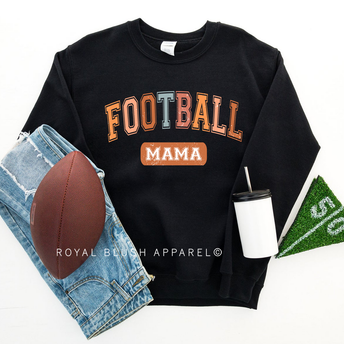 Sweat-shirt Football Mama